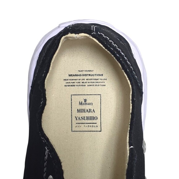 Maison Mihara Yasuhiro Peterson OG Sole Canvas Sneakers Black EU 45 Size 11 main image 5